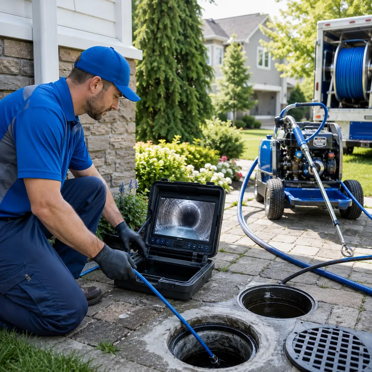 Outdoor drain cleaning professionals serving Disputanta, VA